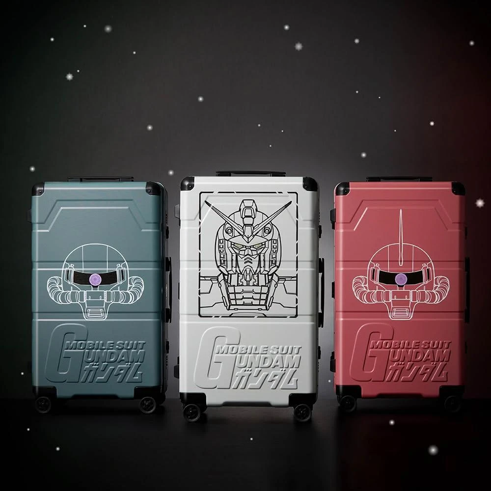 【TLCSTORE】MOBILE SUIT GUNDAM機動戰士鋼彈26吋細鋁框行李箱 胖胖箱 旅行箱(2年保固)