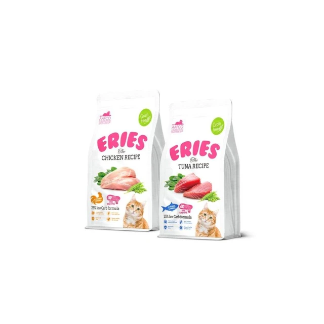 【Eries】伊瑞思 益生菌酵素無穀貓糧 1kg 無穀 低碳水配方 腸胃保健 貓主食 貓乾糧 貓飼料/宅寵醬寵物用品