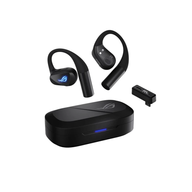 【ASUS 華碩】ROG Cetra Open Wireless 無線電競耳機 雙模連線 開放式 AI降噪 耳掛式耳機 運動耳機 電競耳機