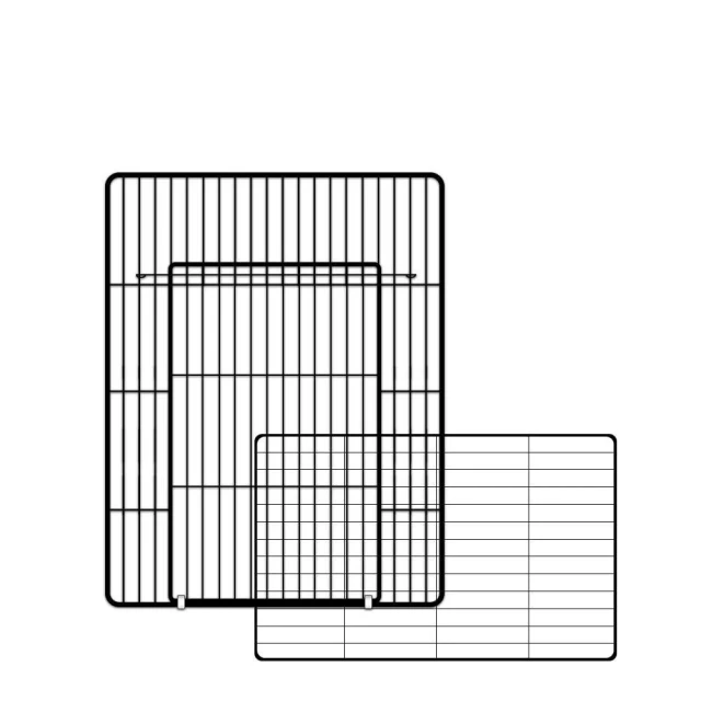〔小島百貨〕75*45尺寸 DIY寵物圍欄 便盆框 簍空框 寵物柵欄 鐵柵欄 兔子圍欄 狗圍欄 組合隔板 狗籠 貓籠