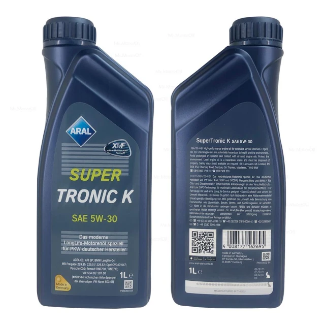 【ARAL 亞拉】SUPER TRONIC K 5W30 原廠箱12*1L【ARAL】【機油先生】德國製