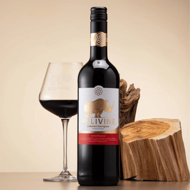 【DELIVINE 德易喝】【即期品-特惠】犀牛卡本內蘇維翁無酒精紅酒 750ml