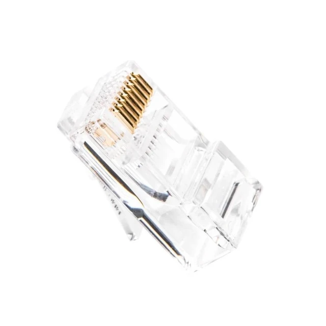 【LINKOMM】RJ45 水晶頭 CAT.5e CAT.6 一般水晶頭 台灣製造 雙叉金片 50µ鍍金 8P8C