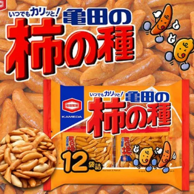 【龜田製果】日本柿種米果12袋入360g 效期2026/12/31 中元