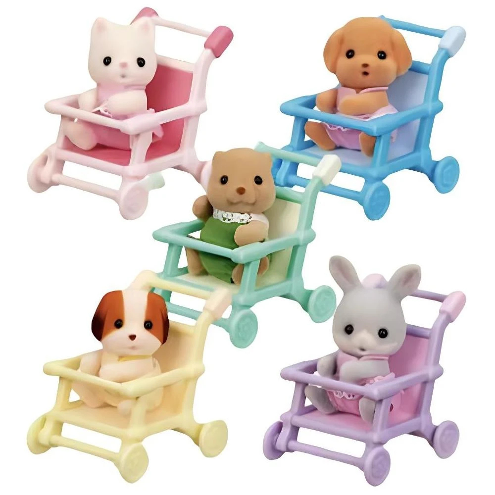 Sylvanian Families森貝兒家族 盲袋化妝會購物節蛋糕派對 音樂會甜點會水果森林玩偶 盲盒類 單個盲盒