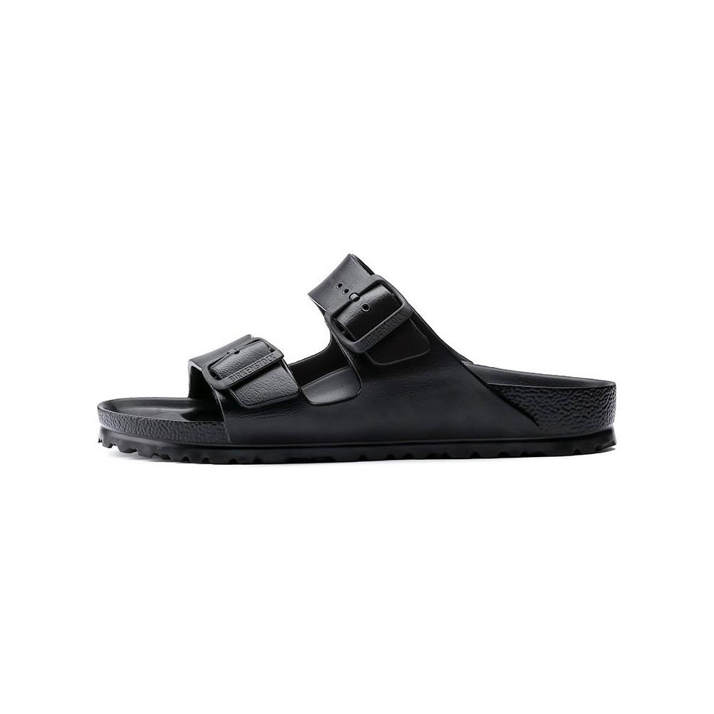 【BIRKENSTOCK 勃肯】129423 Birkenstock EVA系列 EVA雙扣涼拖 男女同款 黑色 窄版
